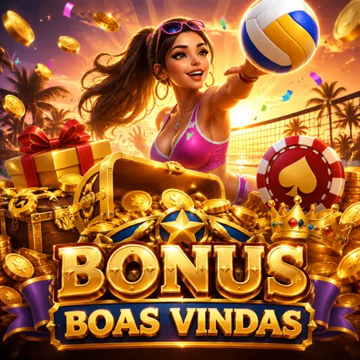 Card de bônus de boas-vindas com valor em destaque